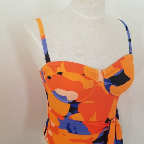 Tabitha Brown for Target Floral Print Underwire One Piece Bathing Suit - Picture 4 of 16